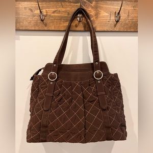 Vera Bradley Microfiber Shoulder Bag